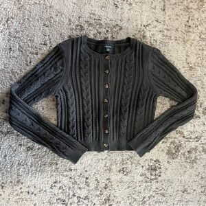 Wild Fable Olive Green Button Up Cardigan Ribbed Sweater size medium